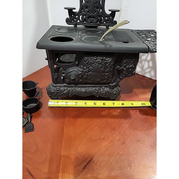 Vintage Royal Kenton Salesman Sample Child Cast Iron Stove - Picture 15 of 16